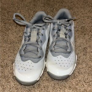 Nike Kids Sneakers - Gray and White